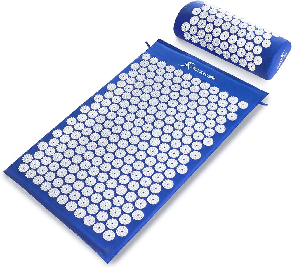 ProsourceFit Acupressure Mat and Pillow Set for Back/Neck Pain Relief and Muscle Relaxation | Amazon (US)