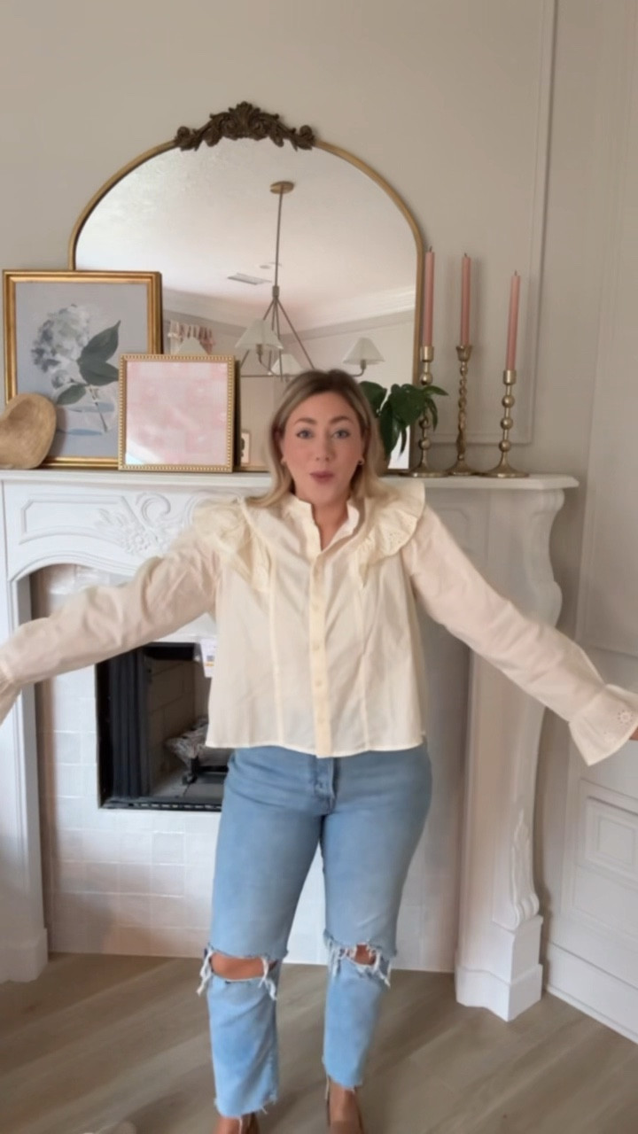 Another great Walmart find! TTS 

THEBLOOMINGNEST shirt Walmart fashion jeans shoes 

#LTKFindsUnder50 #LTKMidsize #LTKStyleTip