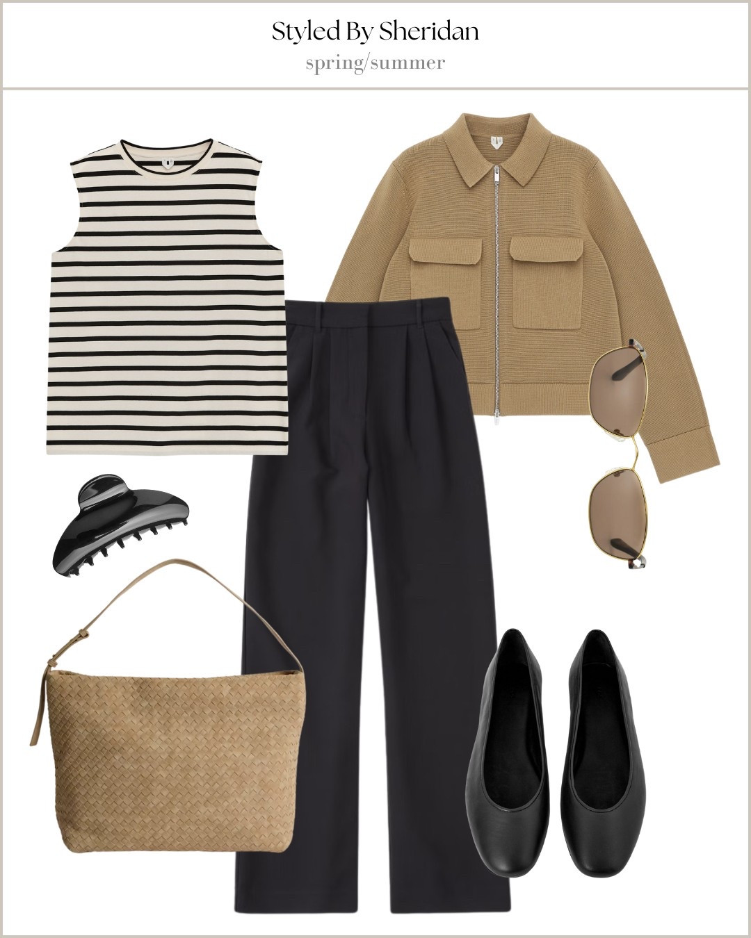 Tailored black trouser styling 

#LTKstyletip #LTKshoes #LTKspring