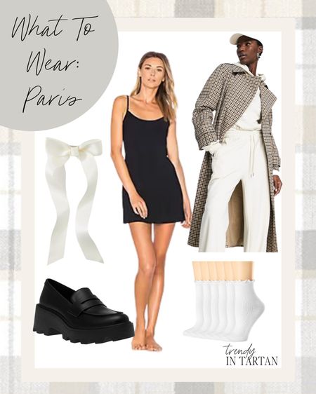 What to wear to Paris!

Trench coat, wool coat, mini dress, slip dress, hair bow, loafers, socks 

#LTKstyletip #LTKSeasonal #LTKfit