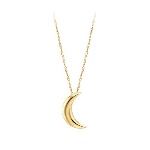 Crescent Moon Pendant in 10K Yellow Gold | Fred Meyer Jewelers