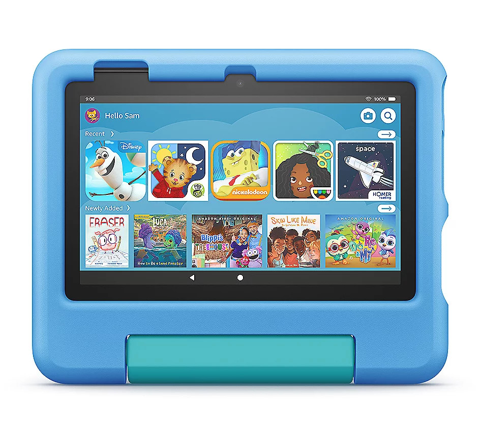 Amazon Fire 7"" Kids Tablet 16GB Ages 3-7, w/ 1 yr Amazon Kids+ | QVC