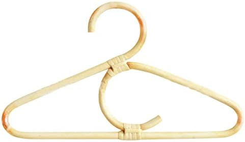 Backbayia Rattan Clothes Hanger Organizer Coat Hanger Wall Mounted Coat Rack for Home Cloakroom Ward | Amazon (US)