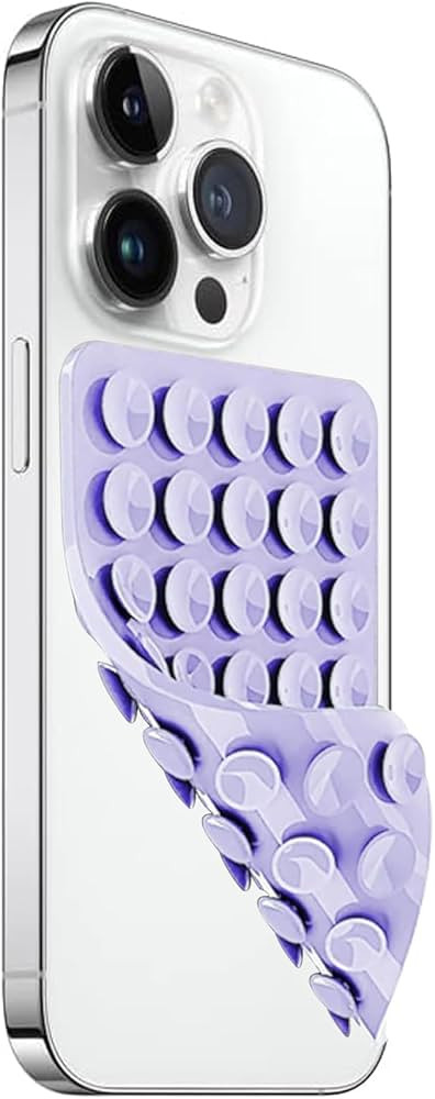 1 Pack Silicone Suction Cup Phone Case Mount Double Sided, Hands-Free Strong Grip Silicon Phone H... | Amazon (US)