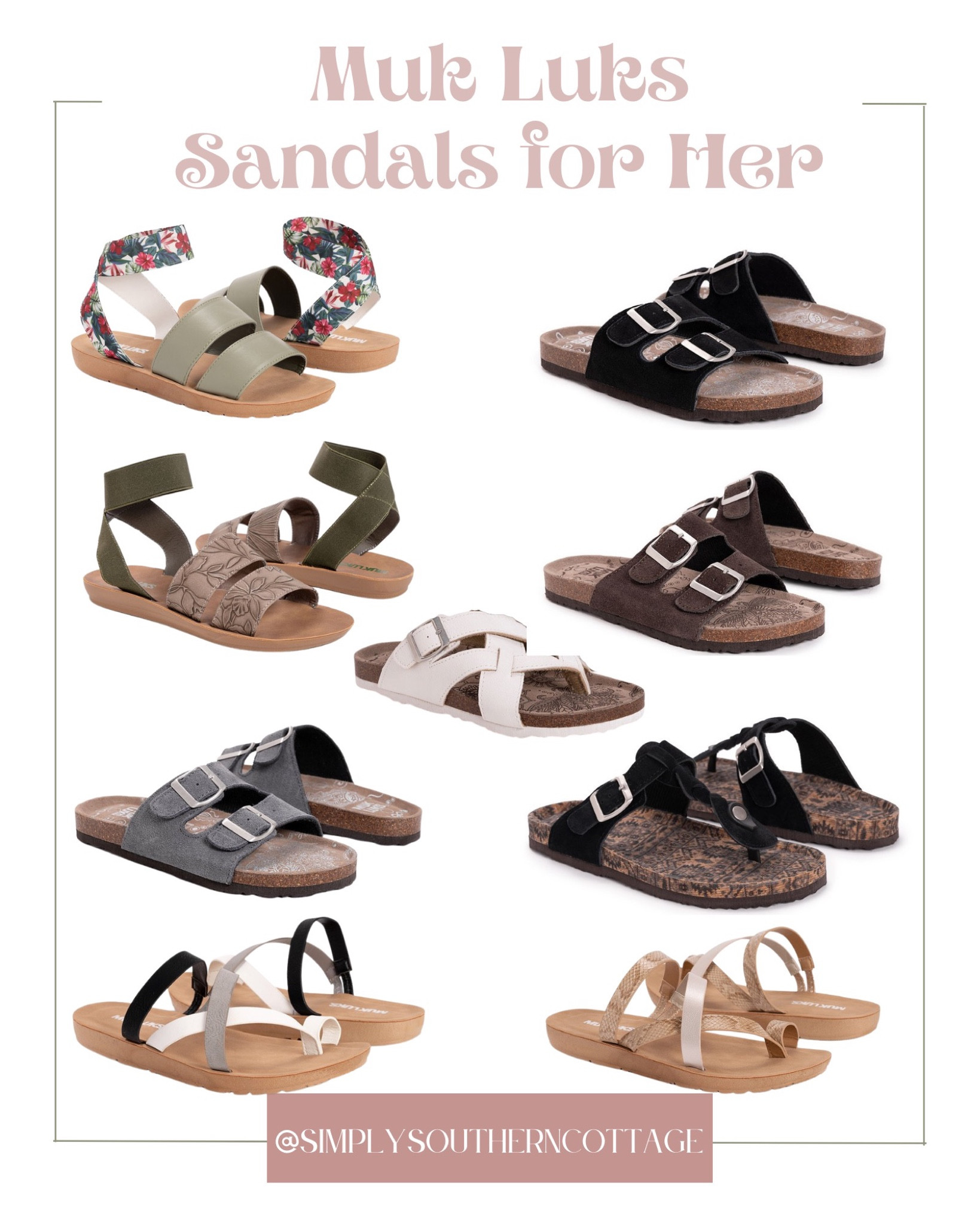 Muk luks sale sandals zulily