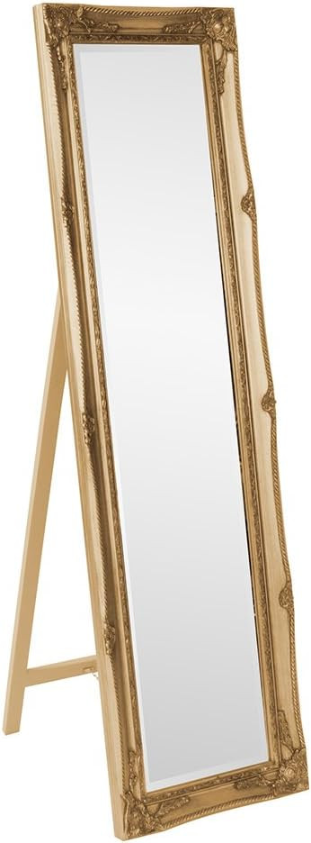 Howard Elliott 57027 Queen Ann Mirror, Standing, Antique Gold Leaf | Amazon (US)