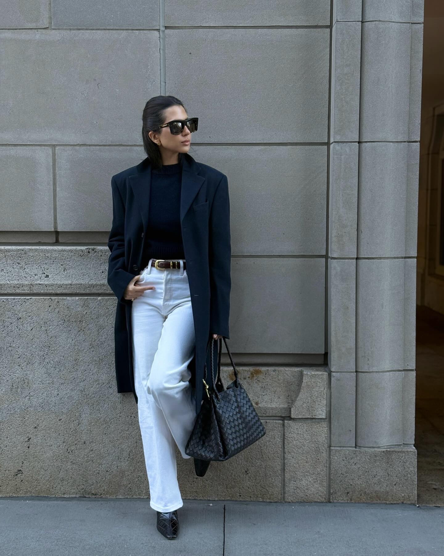 Navy over black always

Quiet contrast, sharp tailoring, and a little structure to anchor it.

A combination I always come back to.