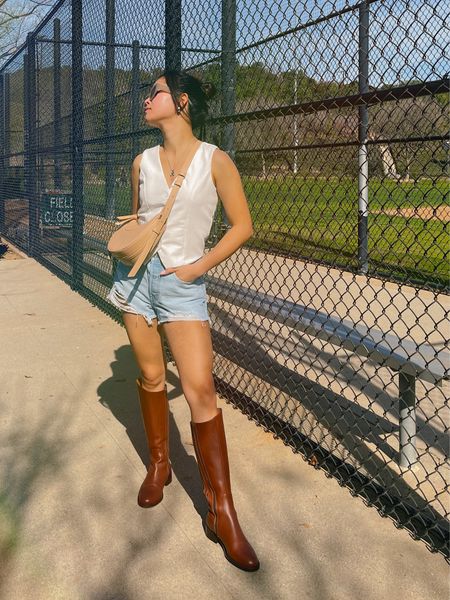 Valentine's Day Outfit Idea with these light wash denim and boots from DuoBoots 😎 pair with a white vest top for a more elegant look! 

#LTKSeasonal #LTKMostLoved #LTKshoecrush