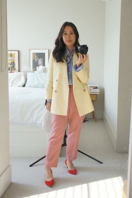 Size 36 in the blazer, dupes to my trousers linked, Use “SARAHFLINT-BAWHATVEEWORE” for $50USD off my shoes 

#LTKstyletip #LTKworkwear #LTKunder50