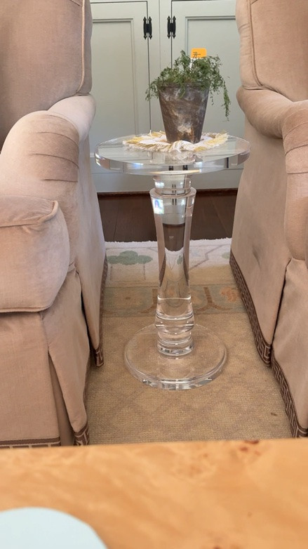 My favorite small table — forever and ever. I have two of these! They can easily float from room to room. I’ve even moved them outside for drink tables during parties. I have the size small with a round base.

#LTKHome