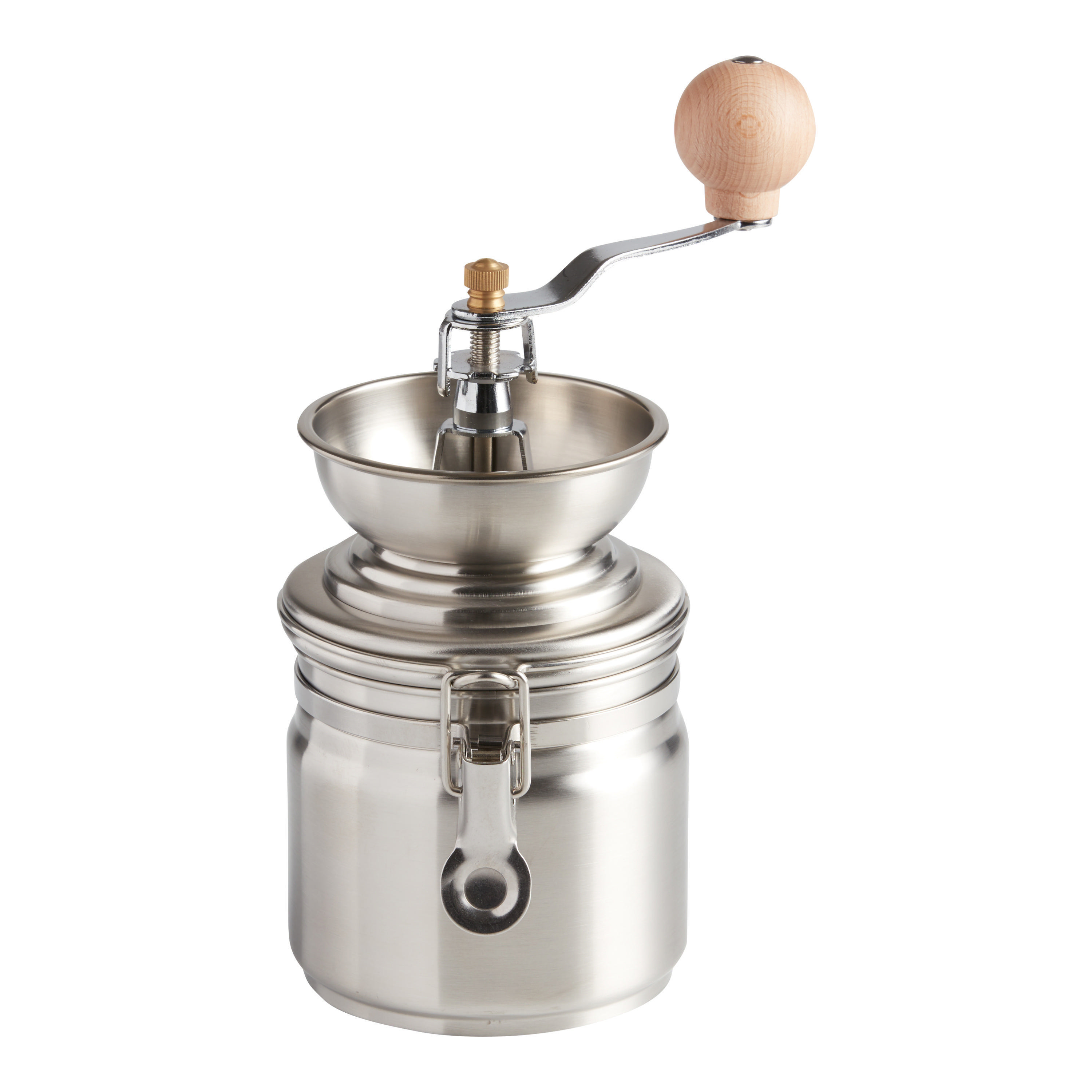 Stainless Steel Manual Coffee Grinder | World Market