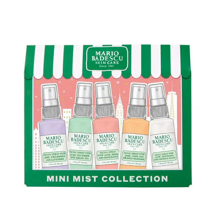 Mario Badescu Mini Mist Collection Skin Care Set, 5 piece set each 2 fl oz | Walmart (US)