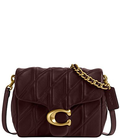 COACH Times Square Tabby Quilted Leather Shoulder Bag - Merlot | Dillard's