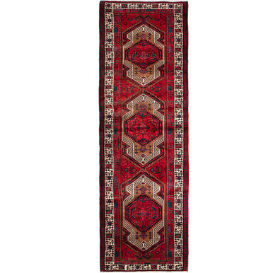 10' 3'' x 3' 3'' Ardabil Authentic Persian Hand Knotted Area Rug - 112972 | Los Angeles Home of rugs