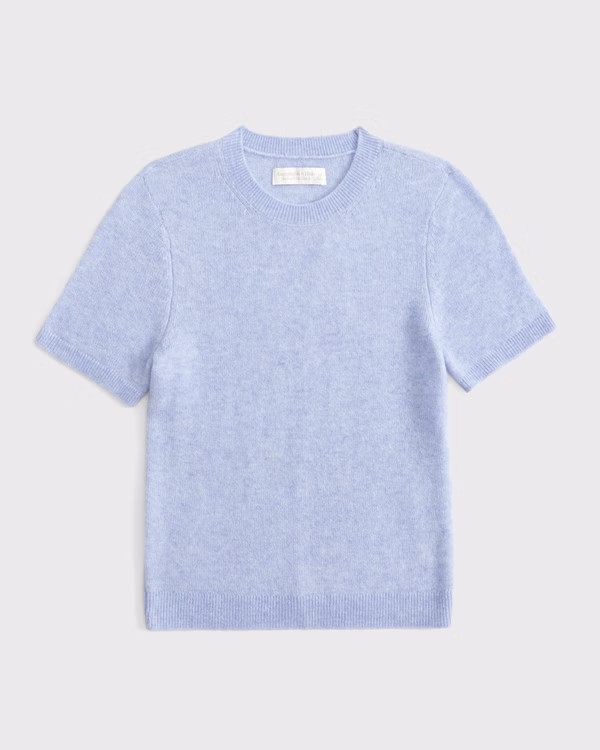 Merino Wool-Blend Sweater Tee | Abercrombie & Fitch (US)