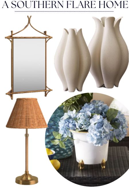 Home  Decor/ modern classic accessories/ woven table lamp/ vases/ mirror/ LTKHome 

#LTKOver40 #LTKHome #LTKStyleTip