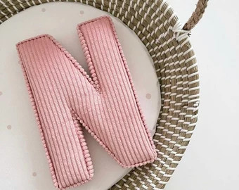 Fabric Letters Corduroy Nursery Decor New Baby Gift | Etsy | Etsy (US)