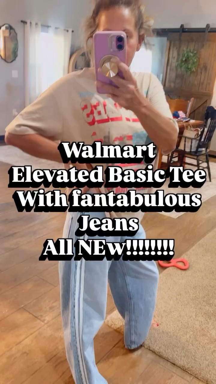 👖WALMART Elevated Basic Tee & Jeans !!
STOP 🛑 what you are doing and order !! Check out the details in my tee!!

📦📦🌈Everyday is a NEW Find
🛍️Comment... SHOP 🛒Follow for all things.. Home 🏡 Casual Fashion👗Workwear💼 Seasonal 🎄🎃🐇
#amazon #amazonessentials #walmart #walmartfashion 
🔗🔗 🌟🙋🏻‍♀️ Disclaimer : “As an Amazon associate and Walmart affiliate I earn from qualifying purchases”