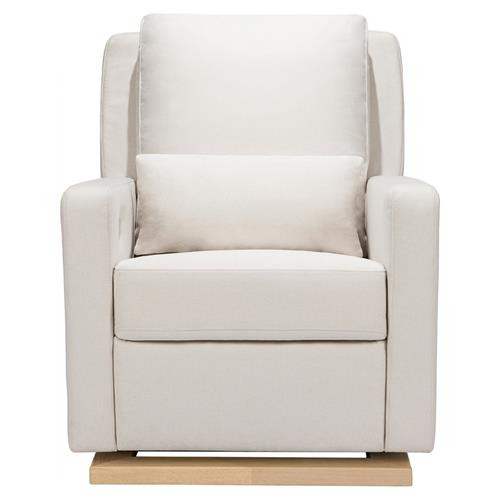 Babyletto Sigi Modern Cream Eco Performance Electronic Glider with USB Port | Kathy Kuo Home