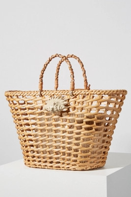 Aranaz Kailei Wicker Basket Bag | Anthropologie (US)