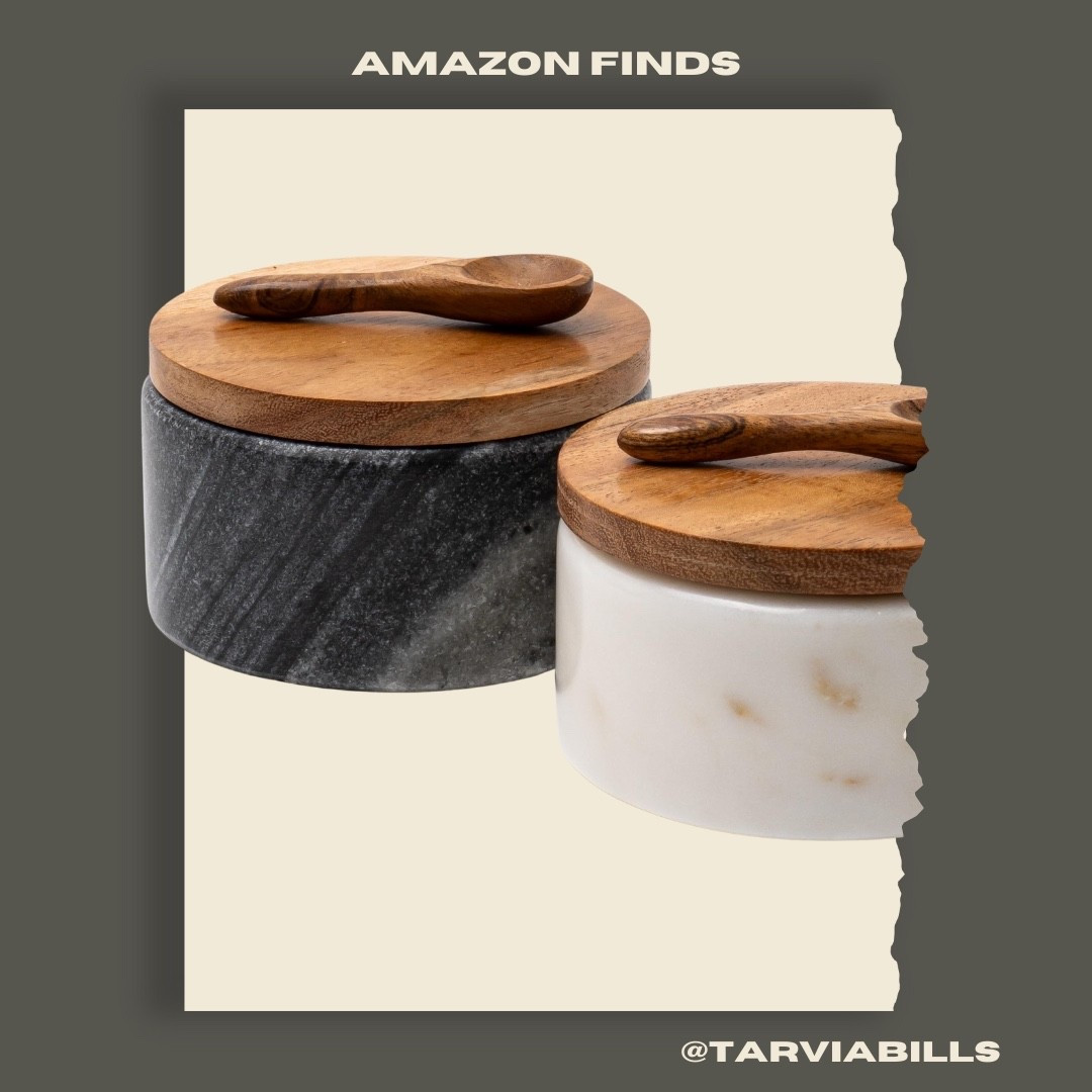 HOME / KITCHEN FINDS - Cork & Mill Marble Salt and Pepper Bowls
- Set of 2

#LTKFindsUnder50 #LTKHome