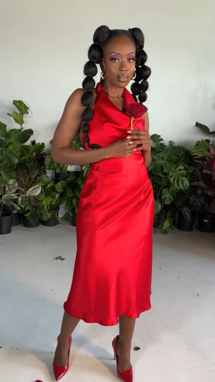 The perfect red silk dress for Valentine’s Day 🫶🏾

#LTKshoecrush #LTKVideo #LTKstyletip