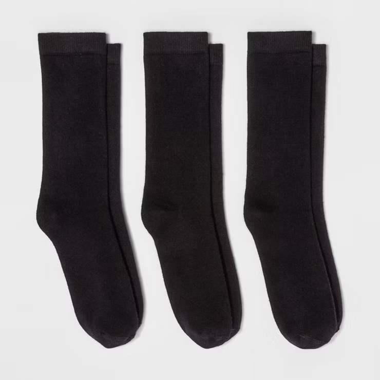 Women's 3pk Crew Socks - A New Day™ 4-10 | Target
