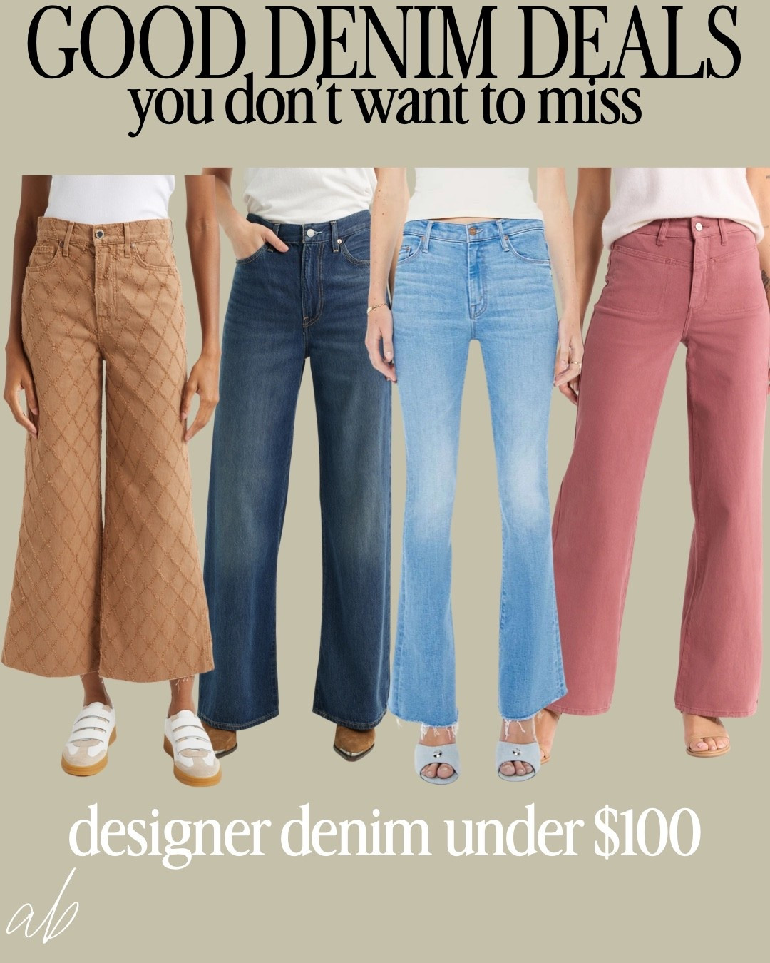 Designer denim on sale!! Under $100