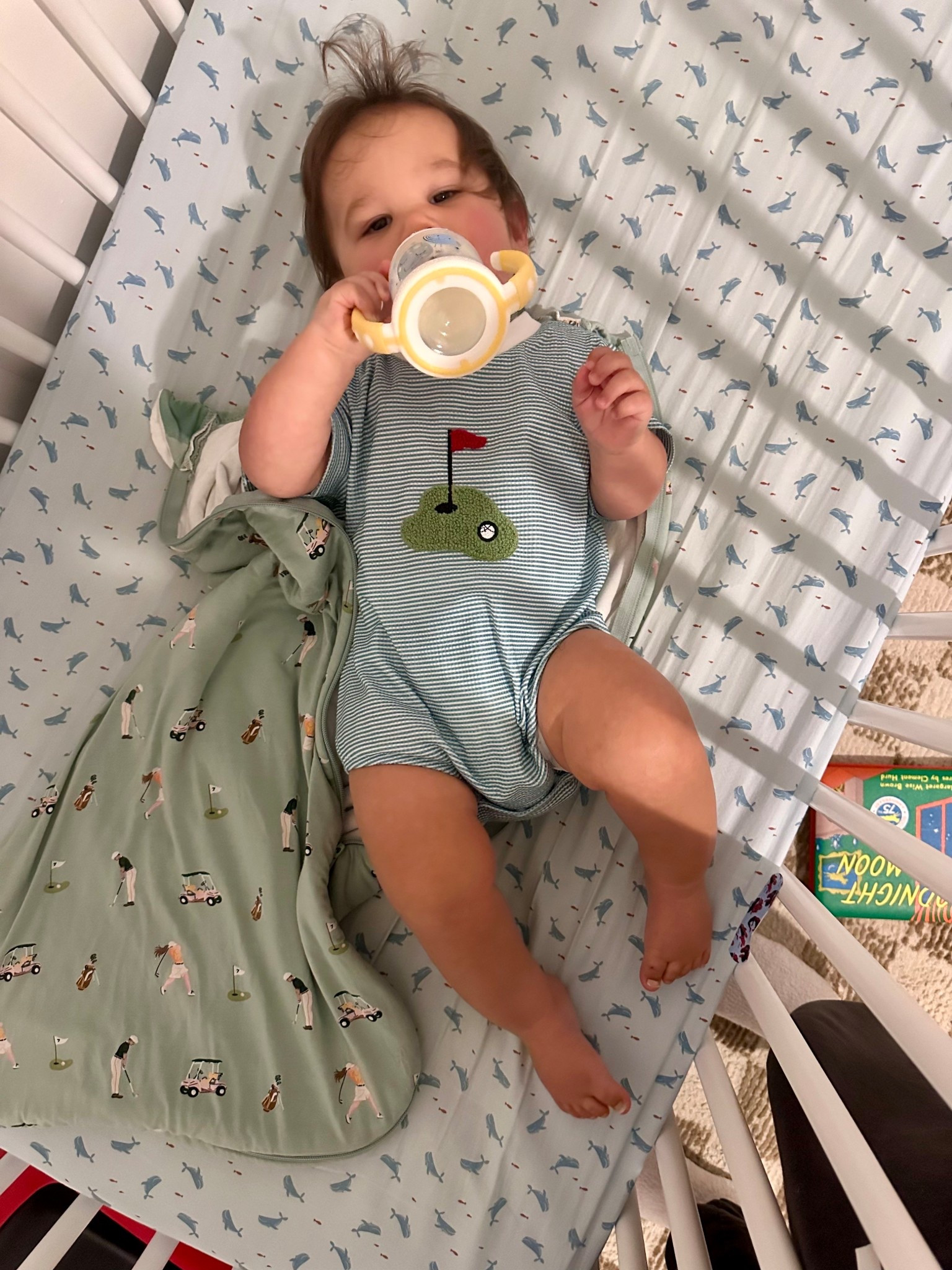 Future golf pro reporting for bedtime duty ⛳👶
How tee-rific is this golf-themed onesie + the softest Kyte Baby sleep sack? Perfect for dreaming of the greens 💚
Linked both for my fellow golf-loving mamas! 🏌️‍♂️💤

#LTKbaby #LTKkids #KyteBaby #GolfBaby #BabyStyle #BoyMom #GolfThemeNursery #BabyOOTD #MomLife #NewbornStyle #CutestCaddy #LTKfamily #BabysFirstBirdie #DreamingOnTheGreen

#LTKKids #LTKStyleTip #LTKBaby