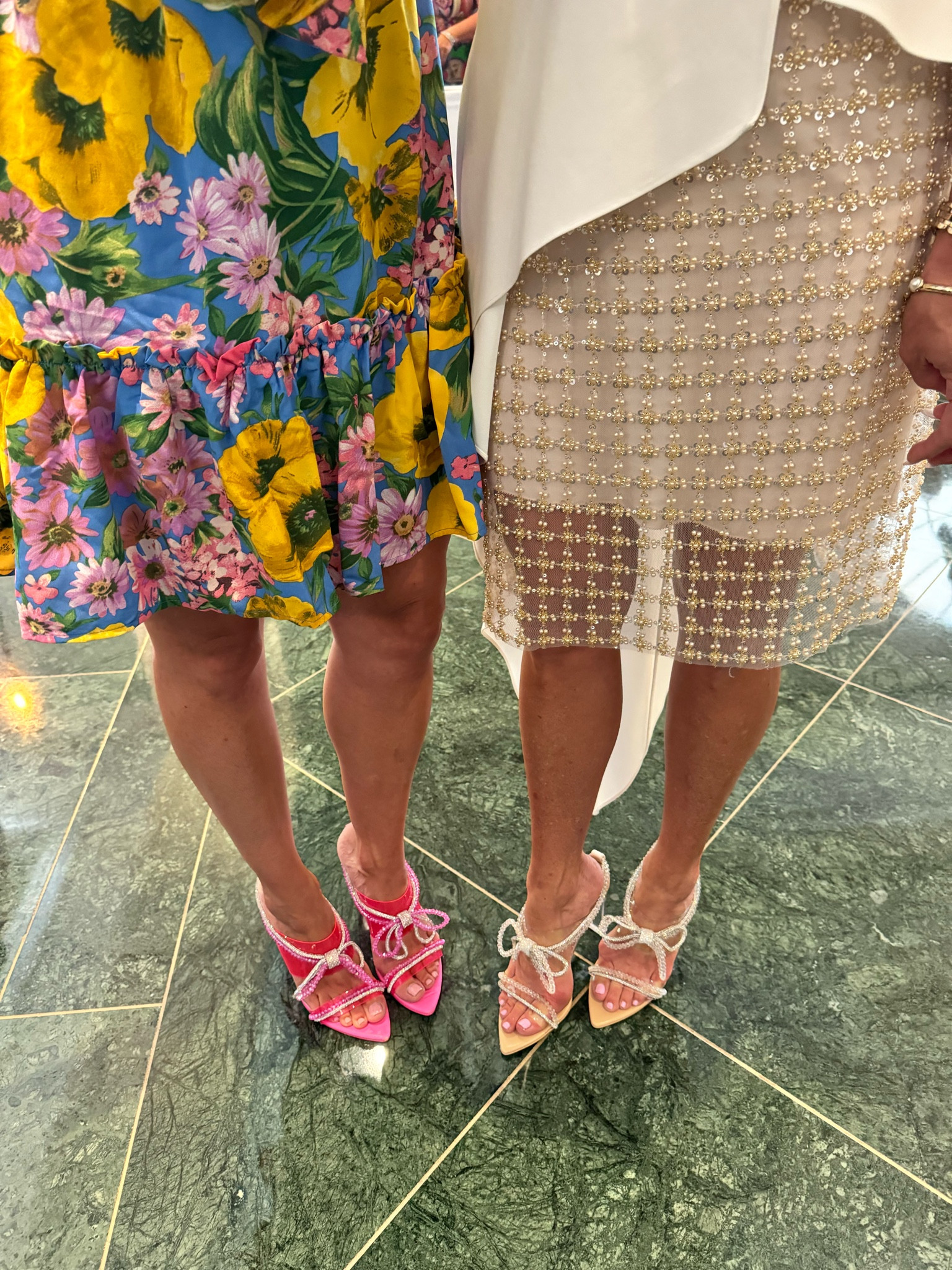 Having a fun pair of statement shoes that everyone comments on is key to making your wardrobe and style unique. Love wearing this fun high-heel sandals in the neutral tone with the designer wearing the pink pair.

#LTKShoeCrush #LTKStyleTip