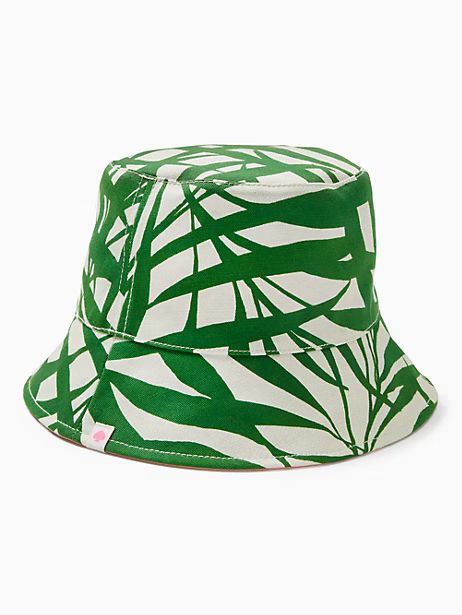 palm fronds reversible bucket hat | Kate Spade (US)