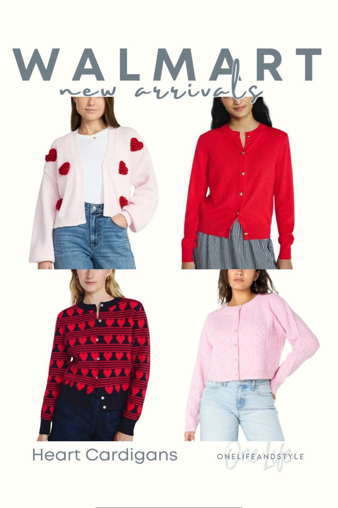 Walmart new arrivals - heart cardigans  

#LTKFindsUnder50 #LTKOver40 #LTKSeasonal