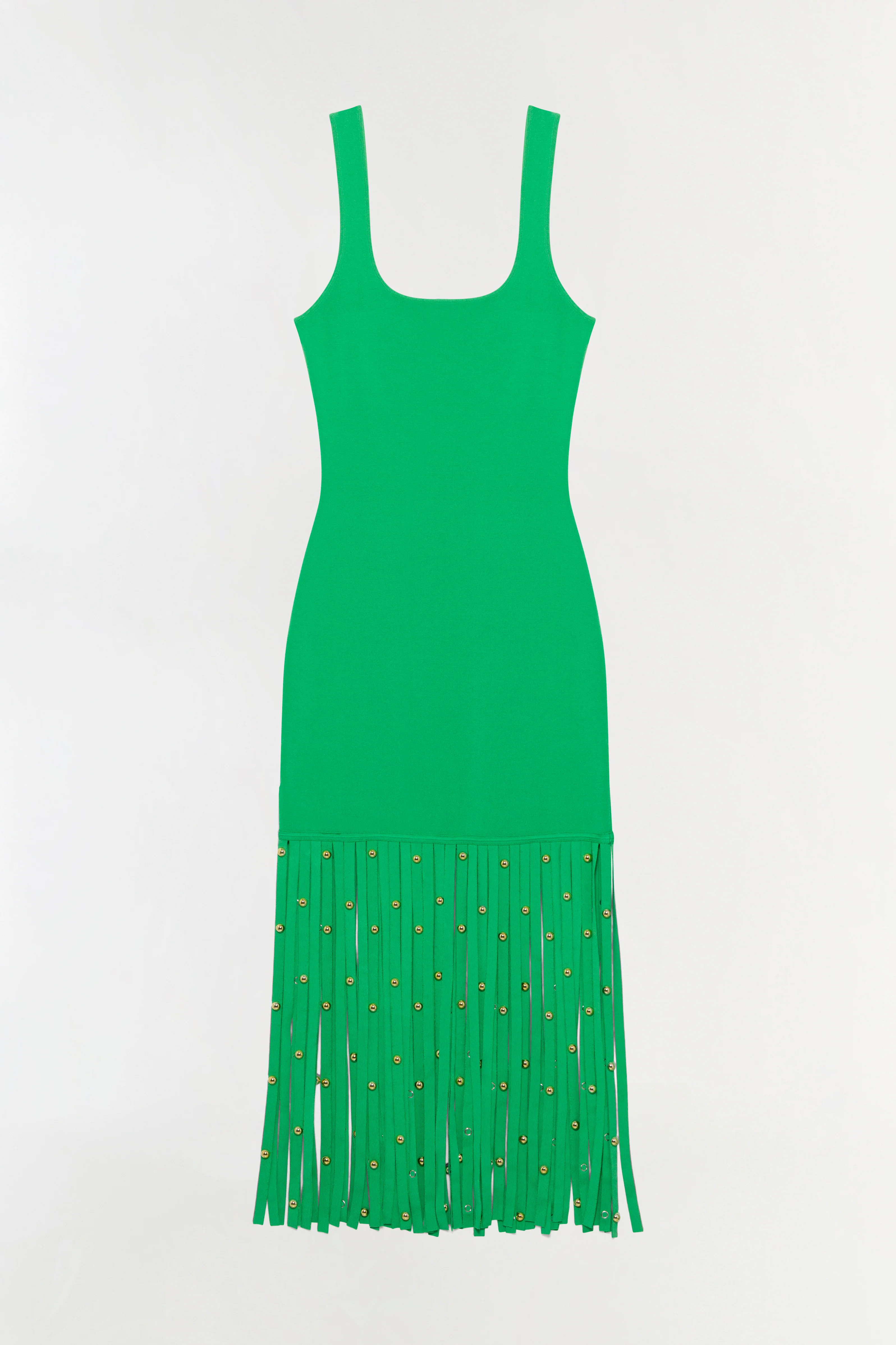 SIMKHAI Women's Romelia Knit Midi Dress in Parakeet, Size XL | Simkhai