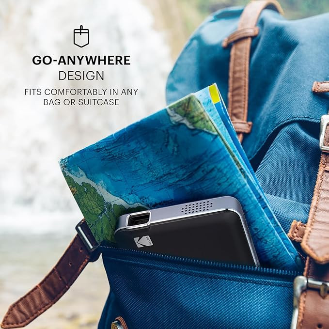 KODAK Luma 150 Ultra Mini Pocket Pico Projector - Black Built-in Battery & Speaker, 1080P Support... | Amazon (US)