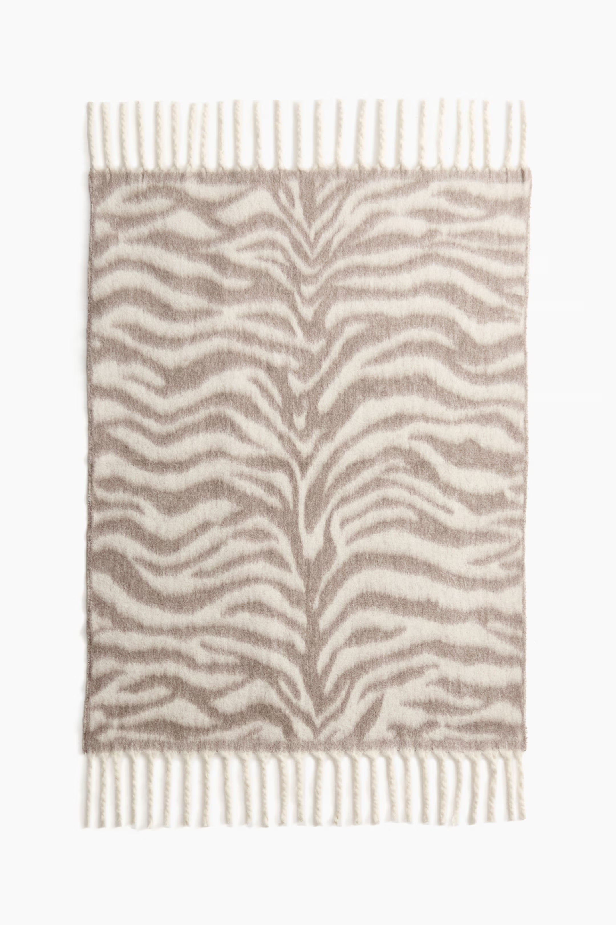 Patterned Wool-blend Throw | H&M (US + CA)