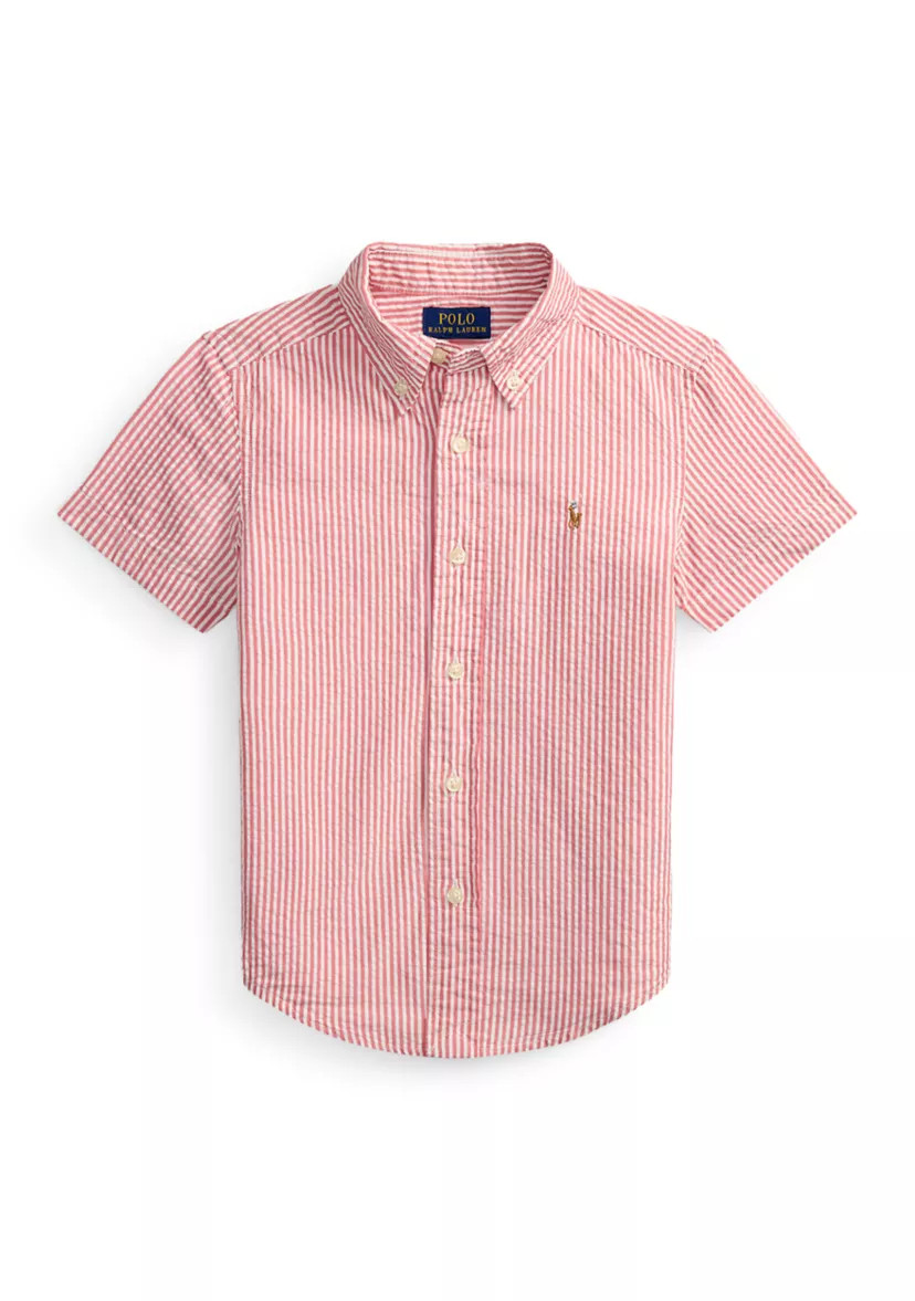 Boys 2-7 Striped Cotton Seersucker Shirt | Belk