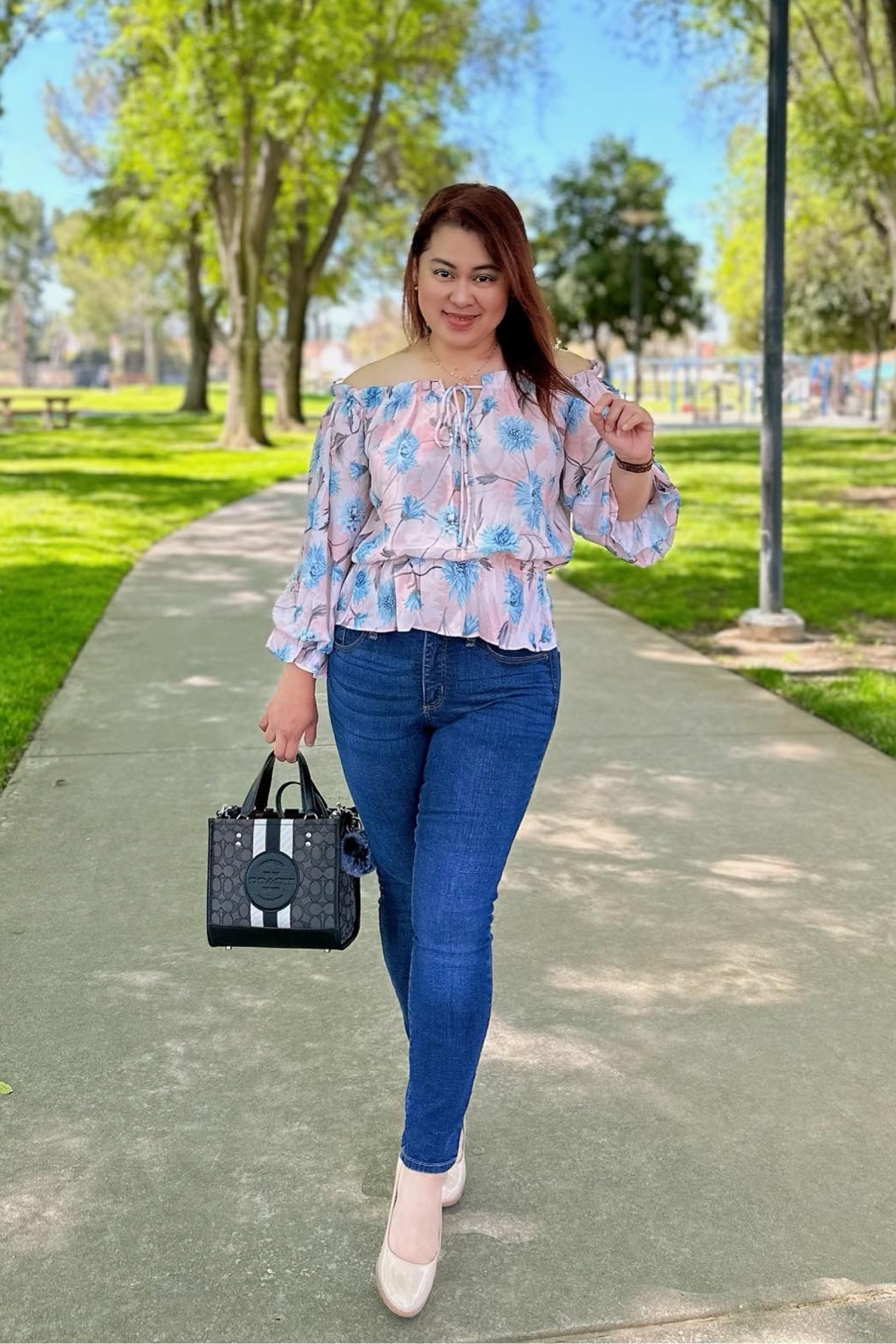 Flower 🌸 Power . Love this flower blouse so much, perfect for Easter 🐣 

#LTKFind #LTKbeauty #LTKfit
