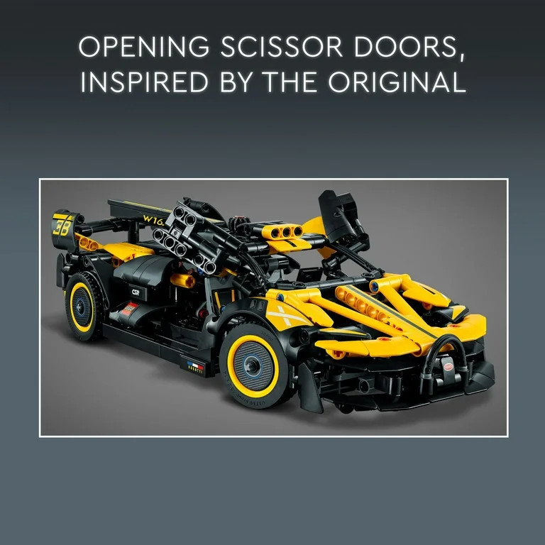 LEGO Technic Bugatti Bolide Race Car Model Building Set, Collectible Sports Car Toy, 42151 | Walmart (US)