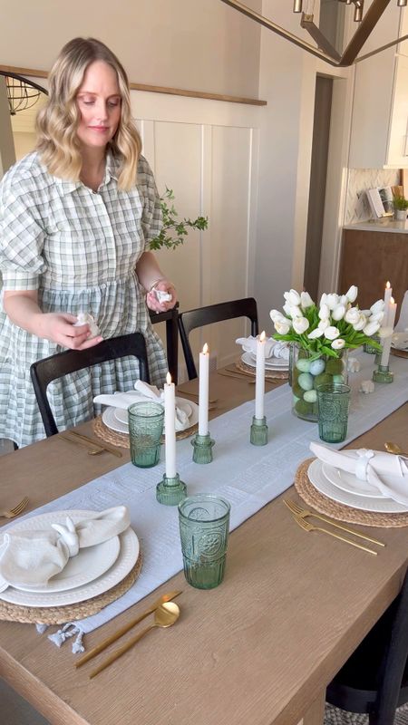 Easter tablescape | dining furniture | dining table | dining chairs 

#LTKSeasonal #LTKhome #LTKparties