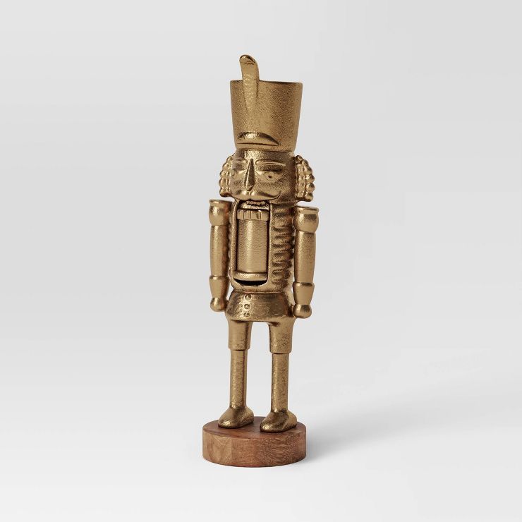 Cast Brass Metal Nutcracker - Threshold&#8482; | Target