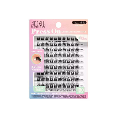 Ardell Press-On Pre-Glued Underlash Extensions Faux Mink False Eyelashes - 100ct | Target