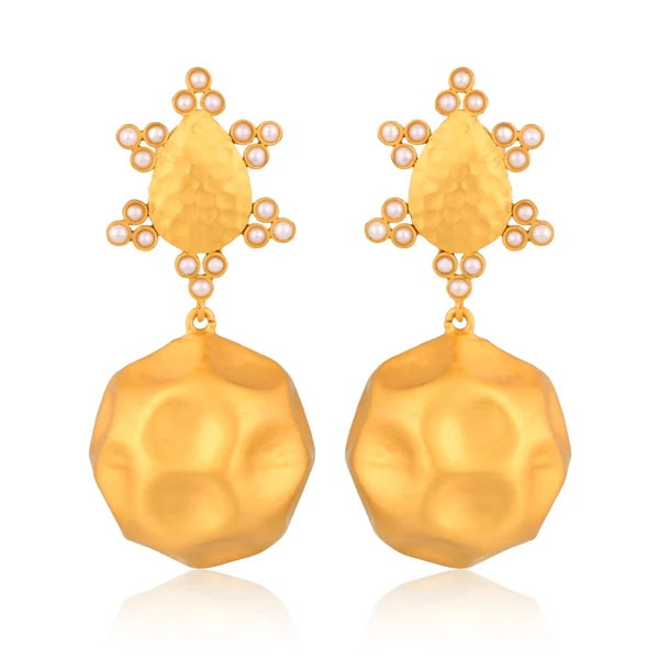 Playa del Sol Drop Earrings - Pearl | Christina Greene 