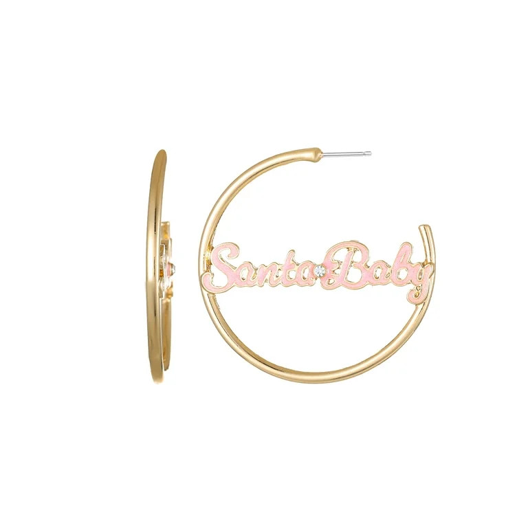Packed Party Santa Baby Hoop Earrings | Walmart (US)
