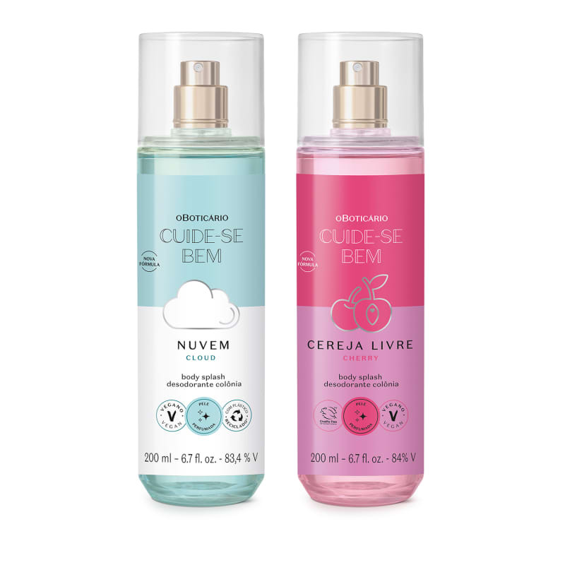 Kit Cuide-se Bem o Boticário Nuvem + Cereja Livre (2 Produtos) | Beleza Na Web (BR)