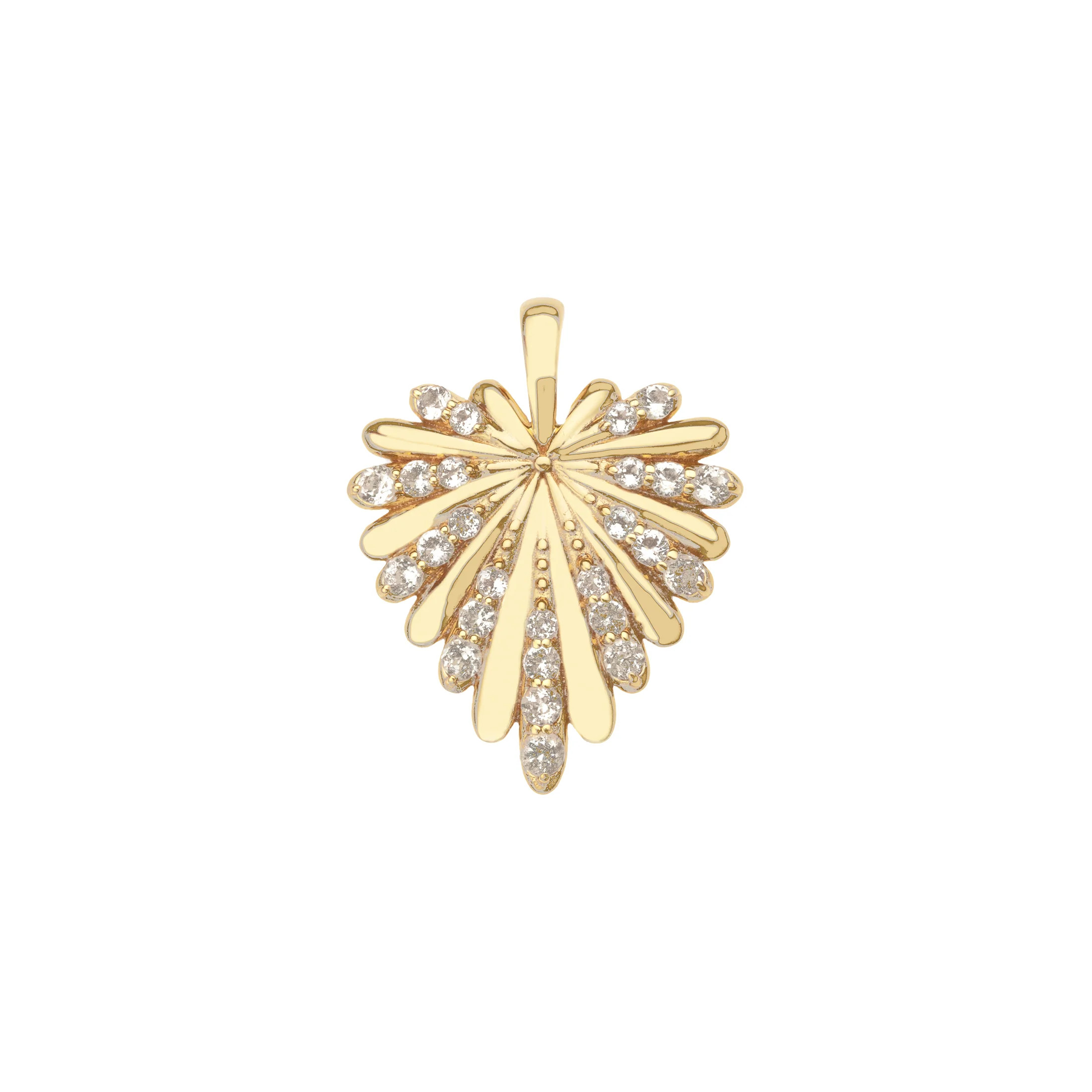 LOVE Petite Embellished Full-Heart Pendant | Jane Win