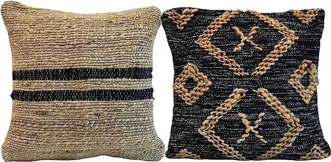 InstyleCraft 20x20 Throw Pillow Covers Decorative Couch Pillows for Living Room, Bedroom, Indoor,... | Amazon (US)
