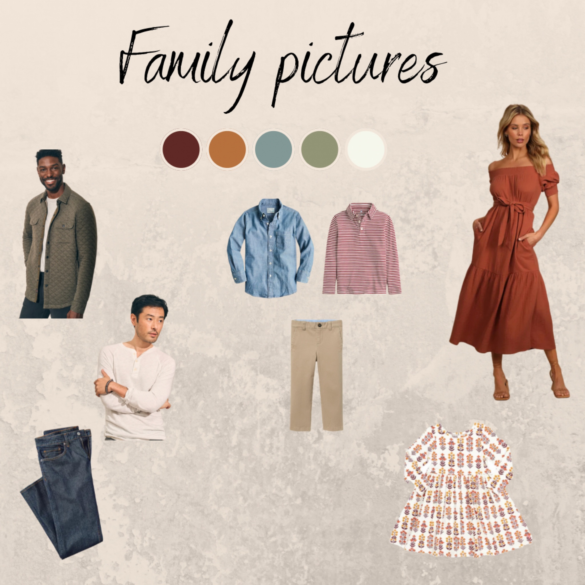 Family pictures// holiday pictures// rust// sage// blue// burgundy

#LTKSeasonal #LTKHoliday #LTKstyletip