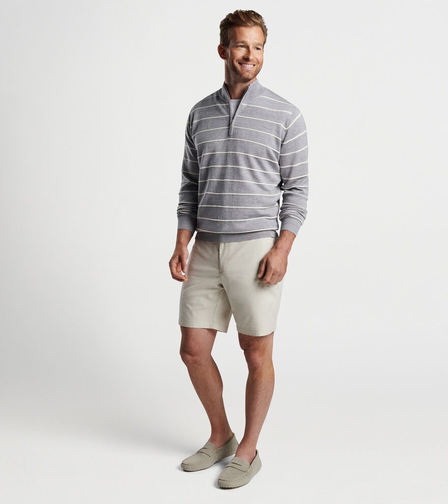 Eastham Striped Quarter-Zip Sweater | Peter Millar