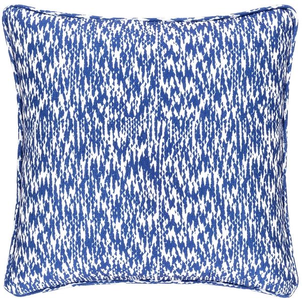 Sea Island Cobalt Indoor/Outdoor Decorative Pillow Cover | Annie Selke