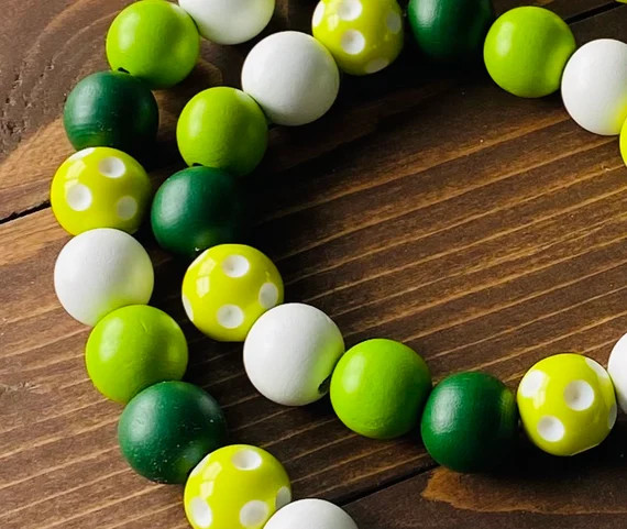 Lime Margarita Bead Garland 34 Limeade Garland Rustic | Etsy | Etsy (US)